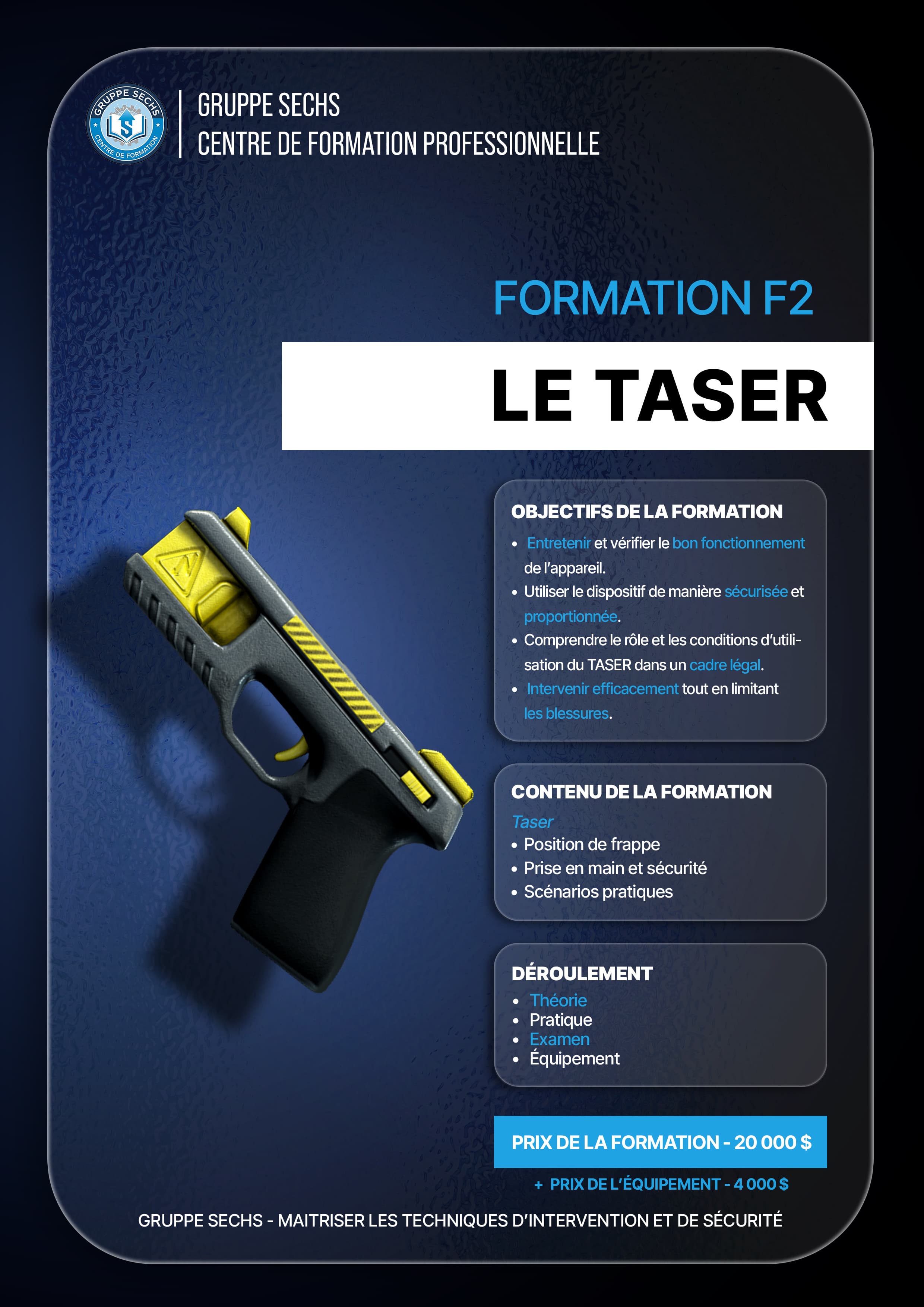Formation F2 — Taser